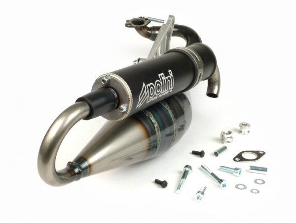 Uitlaat Polini For Race 4 Minarelli 50 Cc Lc (aprilia, Benelli, Beta)