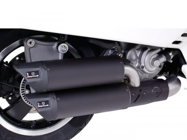 Uitlaat Remus (met Katalysator) Ø65mm Rsc Dual Flow  Rvs Zwart