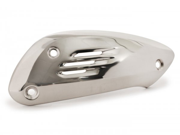 Exhaust Heat Shield, Stainless Steel Piaggio