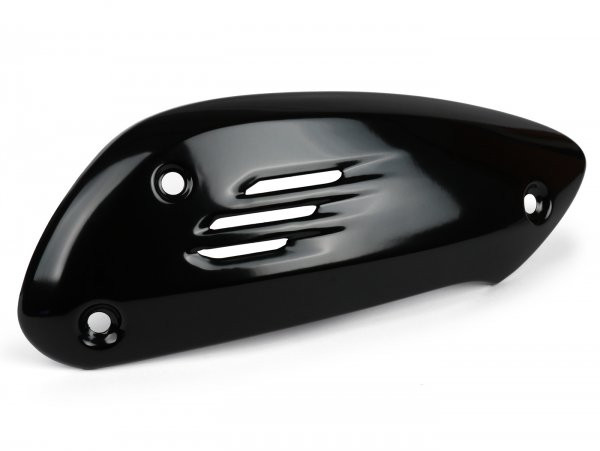 Exhaust Heat Shield, Matt Black Piaggio
