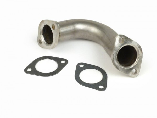 Exhaust Manifold BGM Pro Piaggio 125180cc 2stroke  Stainless Steel