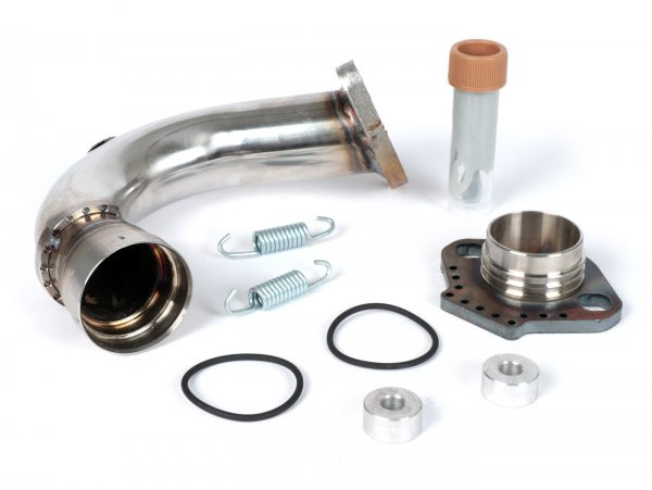 Exhaust Manifold Heikotuning Piaggio 125180cc 2stroke  Stainless Steel