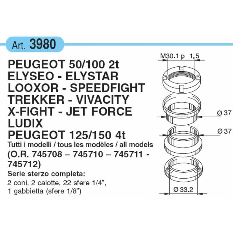 Balhoofdstel Buz.6061 Speedfight