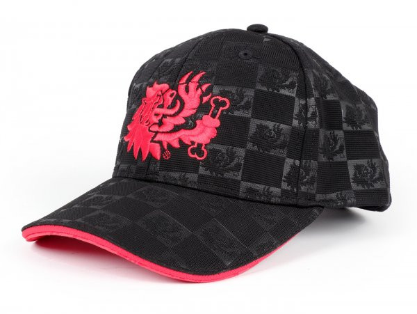 Base Cap Malossi Textured Base Cap With Embroidered Logos On Front And Back.