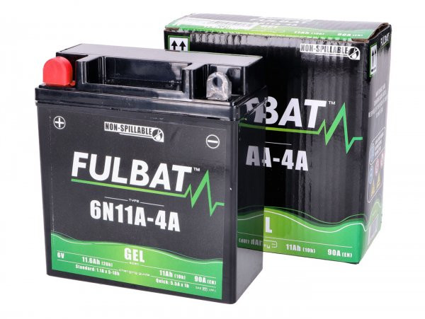 Battery (gel), Maintenancefree Fulbat 6n11a4a