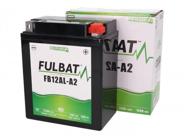 Battery (gel), Maintenancefree Fulbat Fb12ala2, 12v 12ah, 134x80x160mm