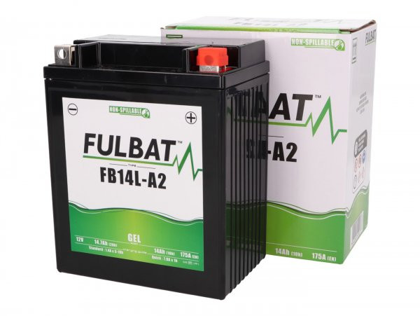 Battery (gel), Maintenancefree Fulbat Fb14la2, 12v, 14ah, 170x90x135mm
