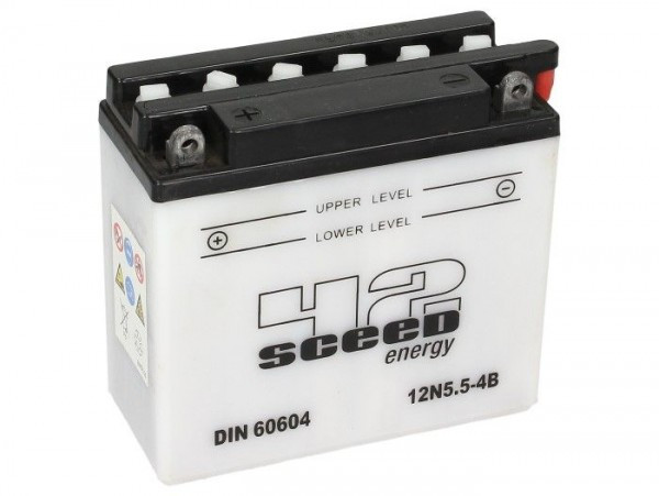 Battery Standard Sceed 42 Energy  138x61x131mm (without Acid)