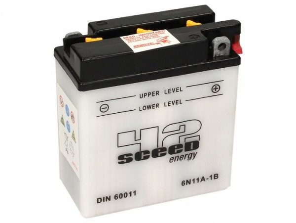 Battery Standard Sceed 42 Energy  122x62x132mm (without Acid)