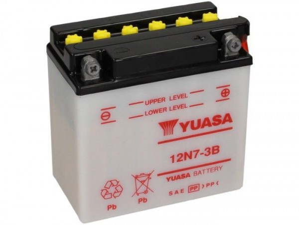 Battery Standard Yuasa 12n73b  135x75x135mm (without Acid)