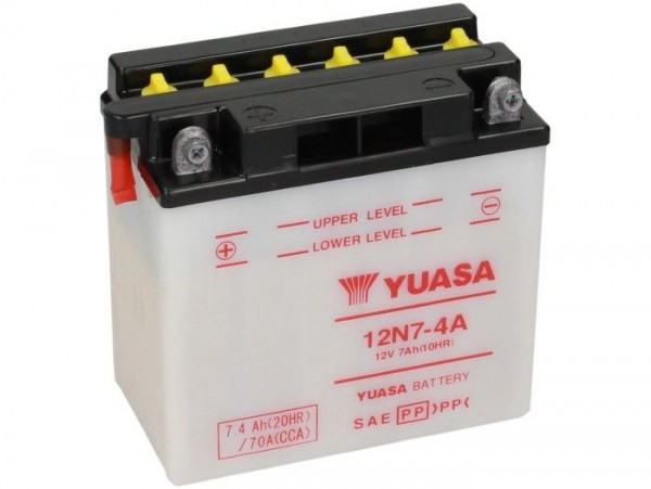 Battery Standard Yuasa 12n74a  135x75x135mm (without Acid)