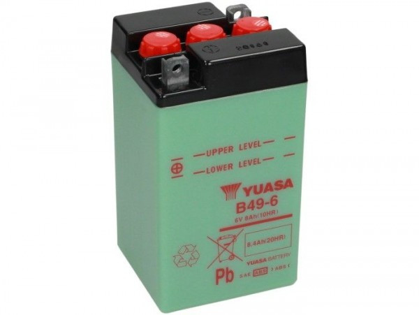 Battery Standard Yuasa B496  91x83x161mm (without Acid)