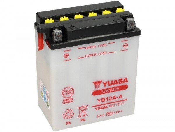 Battery Standard Yuasa Yb12aa/12n12a4a1  135x81x161mm (without Acid)