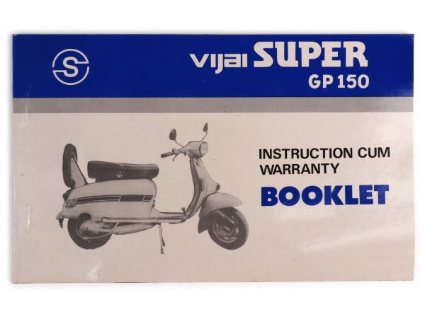 Owner's Manual (nos) Lambretta