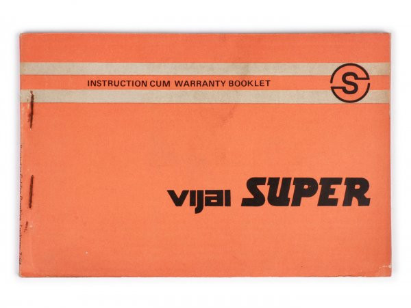 Owner's Manual (nos) Lambretta