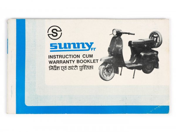 Owner's Manual (nos) Lambretta J 50