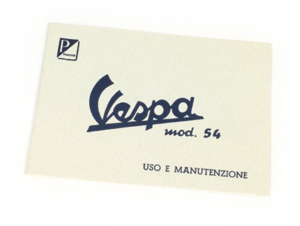 Owner's Manual Vespa Vespa 125 (1954)