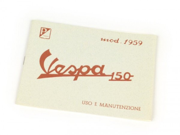 Owner's Manual Vespa Vespa 150 (1959)