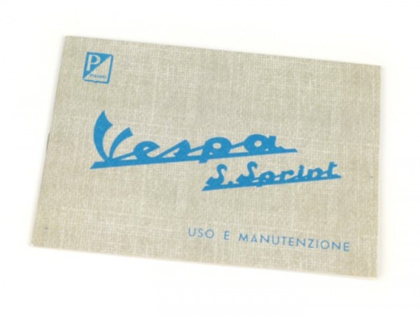 Owner's Manual Vespa Vespa 90 Super Sprint (1965)
