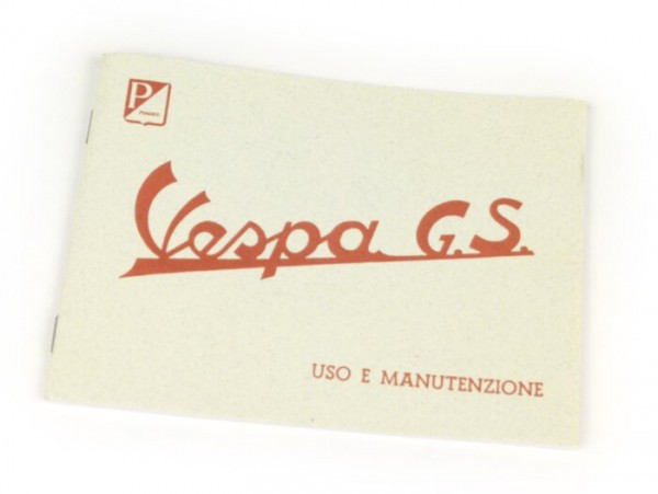 Owner's Manual Vespa Vespa Gs 150 (1955)
