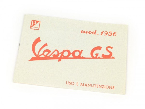 Owner's Manual Vespa Vespa Gs 150 (1956)