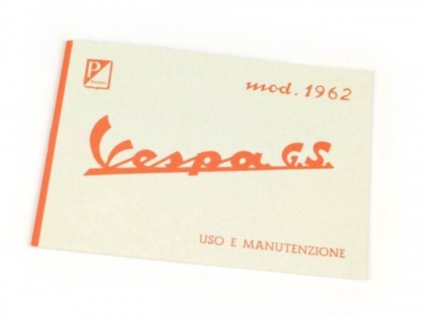 Owner's Manual Vespa Vespa Gs 160 (1962)