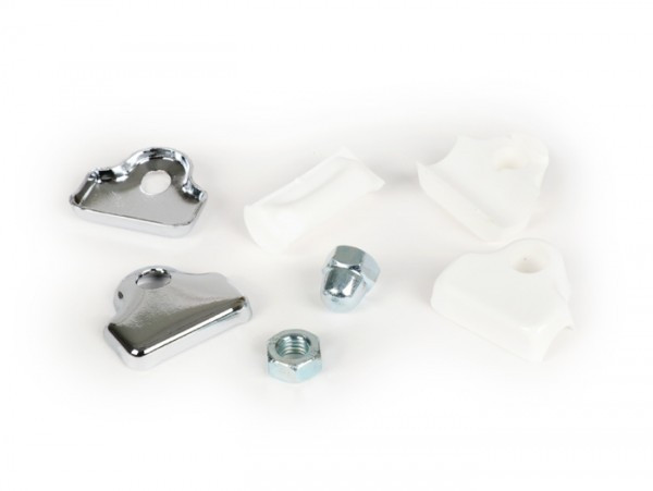 Mountig Kit For Clipon Mirror Bumm White Plastic