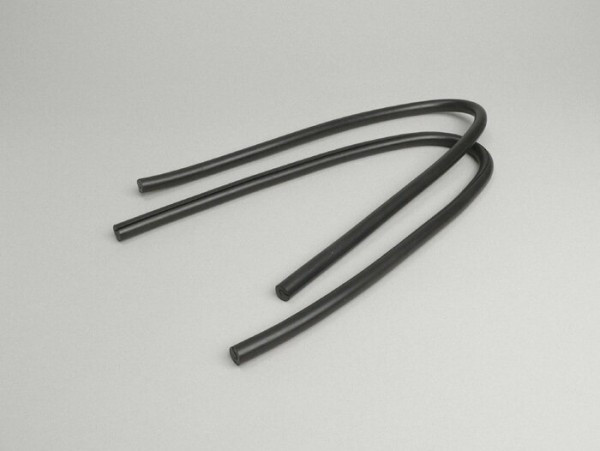 Legshield Beading Lambretta  Black
