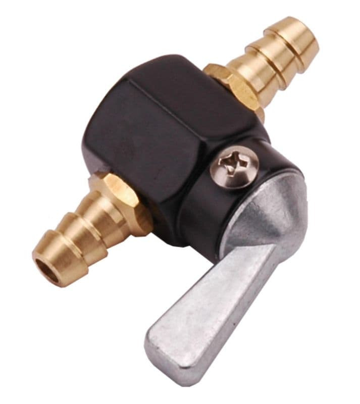 Benzinekraan Tussen Slang 5Mm Zwart