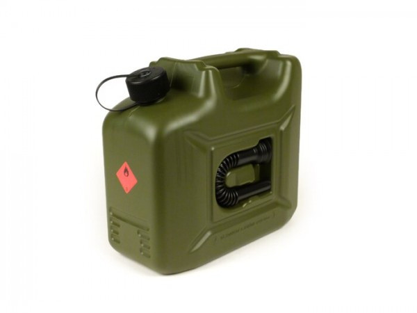 Fuel Jerry Can 10l HÜnersdorff Profi Olive Green