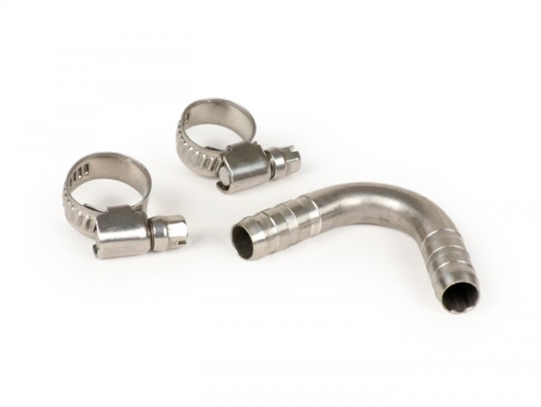 Fuel Hose Elbow 55° Inclined BGM Pro  Stainless Steel