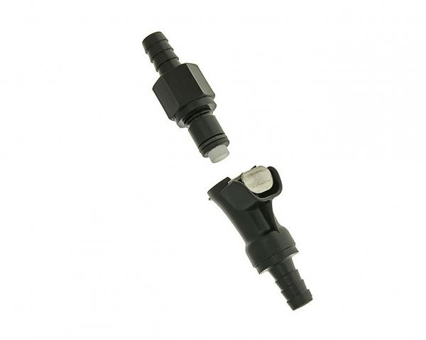 Fuel Hose Quickaction Coupling 101 Octane 8mm  Black  (not For Vehicles With Fuel Injection)