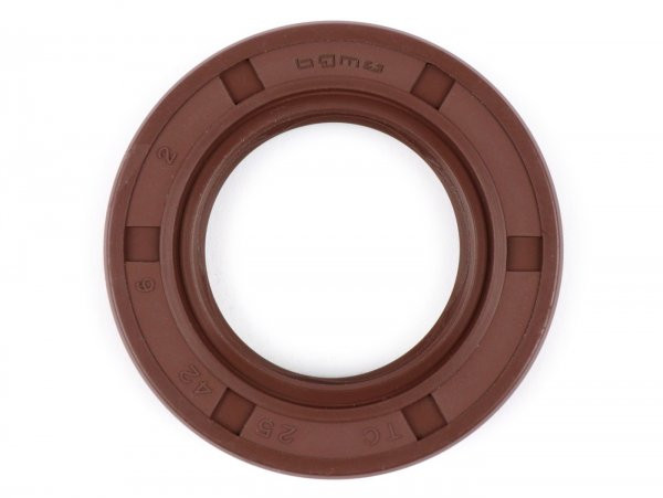 Oil Seal 25x42x6mm BGM Pro Fkm/viton® (e10/etahnol Resistant)