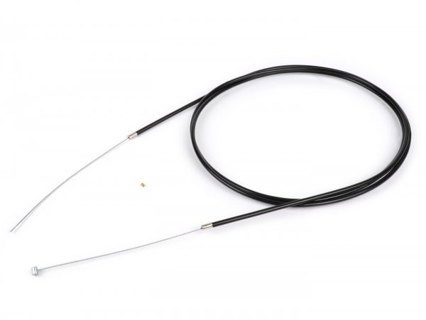 Universal Cable BGM Original, Ø=1.2mm X 2500mm, Hose= 2200mm, Fitting Ø=5.5mm X 7.5mm, Pe Inner Liner, Plaited Cable, Black Used As Throttle Cable