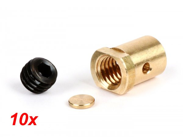 Trunnion Set, Short BGM Pro Oversize Ø=10.1x13mm  10 Pcs