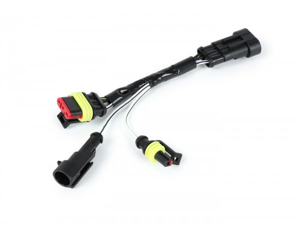 Wire Adapter Kit For Rear Indicator Conversion BGM Pro Vespa Gts125300 Hpe (2019-2022)  To Mount Moto Nostra Led Indicators With Dynamic Led Sequential Light