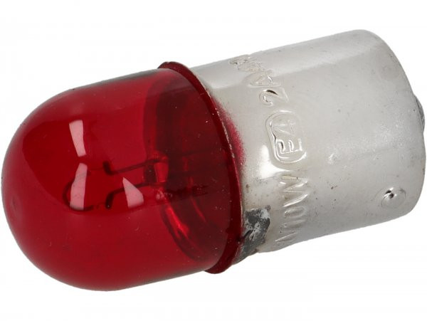 Light Bulb Ba15s (straight Pins)  12v 10w  Red