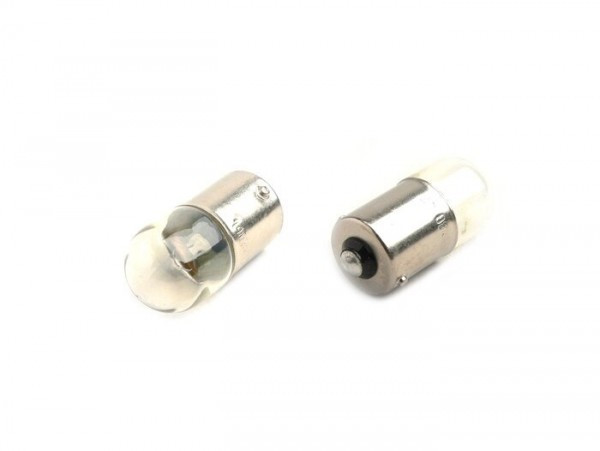Light Bulb Ba15s (straight Pins)  12v 10w  Set Of 2  White