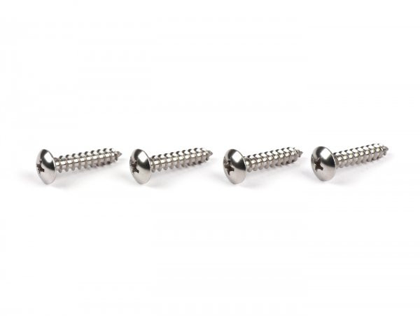 Tapping Screw Din 7981 H, Iso 7049 H 4.8x22mm Stainless Steel (4 Pcs)
