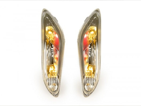 Pair Of Indicators Power 1 Led (emark)  Smooth Lens