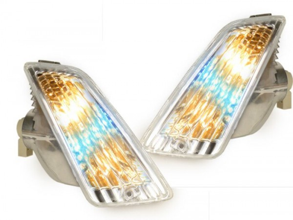 Knipperlichtset  Voorkant Power 1 Led Standaard Optik (van Bj.2014) Dagrij Verlichting (eprüfzeichen)  Wit