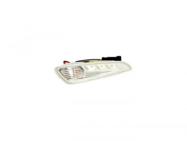 Indicator, Colourless ,front Lhs Piaggio