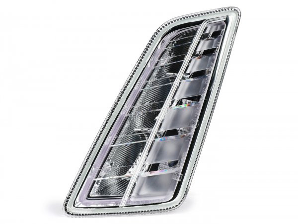 Indicator, Colourless ,front Lhs Piaggio, Led