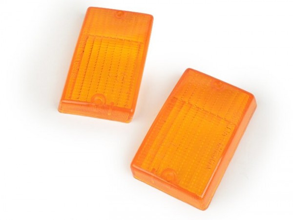 Knipperlichtglazen bosatta set van 2 stuks  Orange (Vespa (Piaggio))