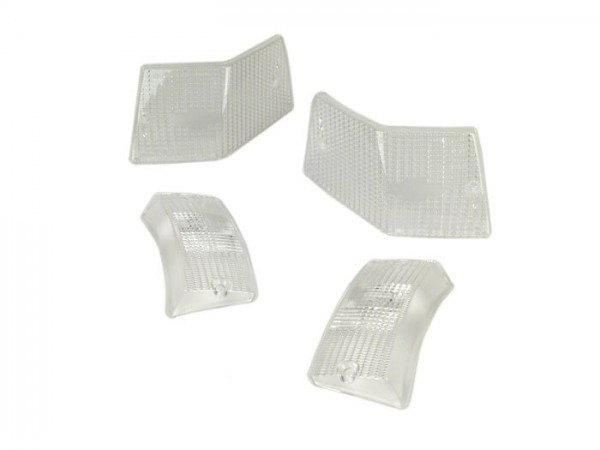 Indicator Lens Set Siem Set Of 4  Colourless