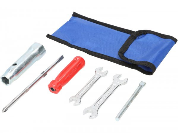 Type Tool Set With Bag (nylon) Oem Quality 4 Pcs  Classic Vespa (manual Gear Change)