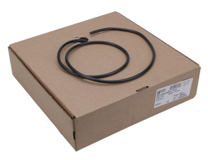 Bougiekabel 5Mm - 50M Zwart