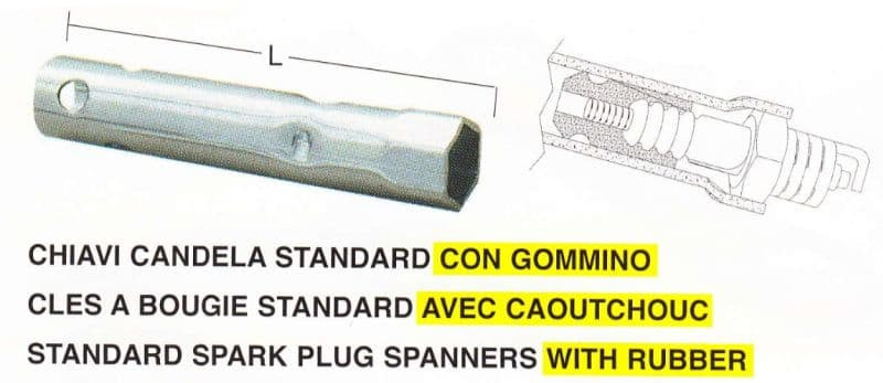 Bougiesleutel Buz.4826 13Mmx90