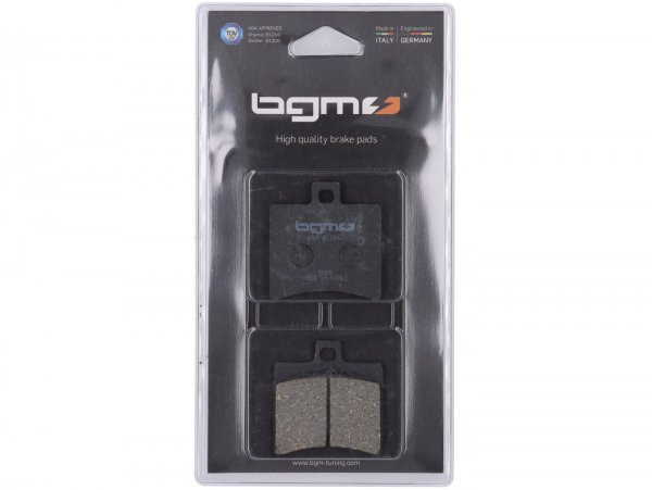 Brake Pads BGM 50.9x53.5mmsachs Speedjet 50, Aprilia Sr 50cc 2000 (r), Atlantic (arrecife) 125cc 2003 (r), Scarabeo 125cc 1998 (r), Scarabeo 150cc 1998 (r), Atlantic (arrecife) 200cc 2003 (r), Scarabeo 200cc 2001 (r), Leonardo 250cc 1999 (r)