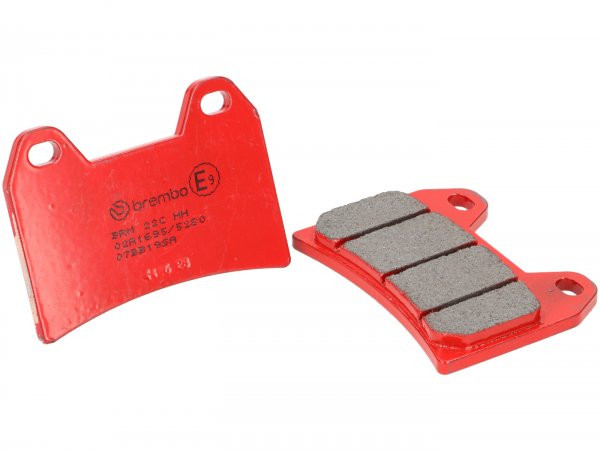 Brake Pads Front Porco Nero (with German Homologation Abe) Fits Brake Caliper Porco Nero Power Cnc By Spiegler 4piston